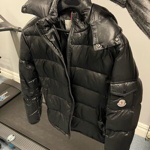 Moncler Men's Classic Black Puffer Coat